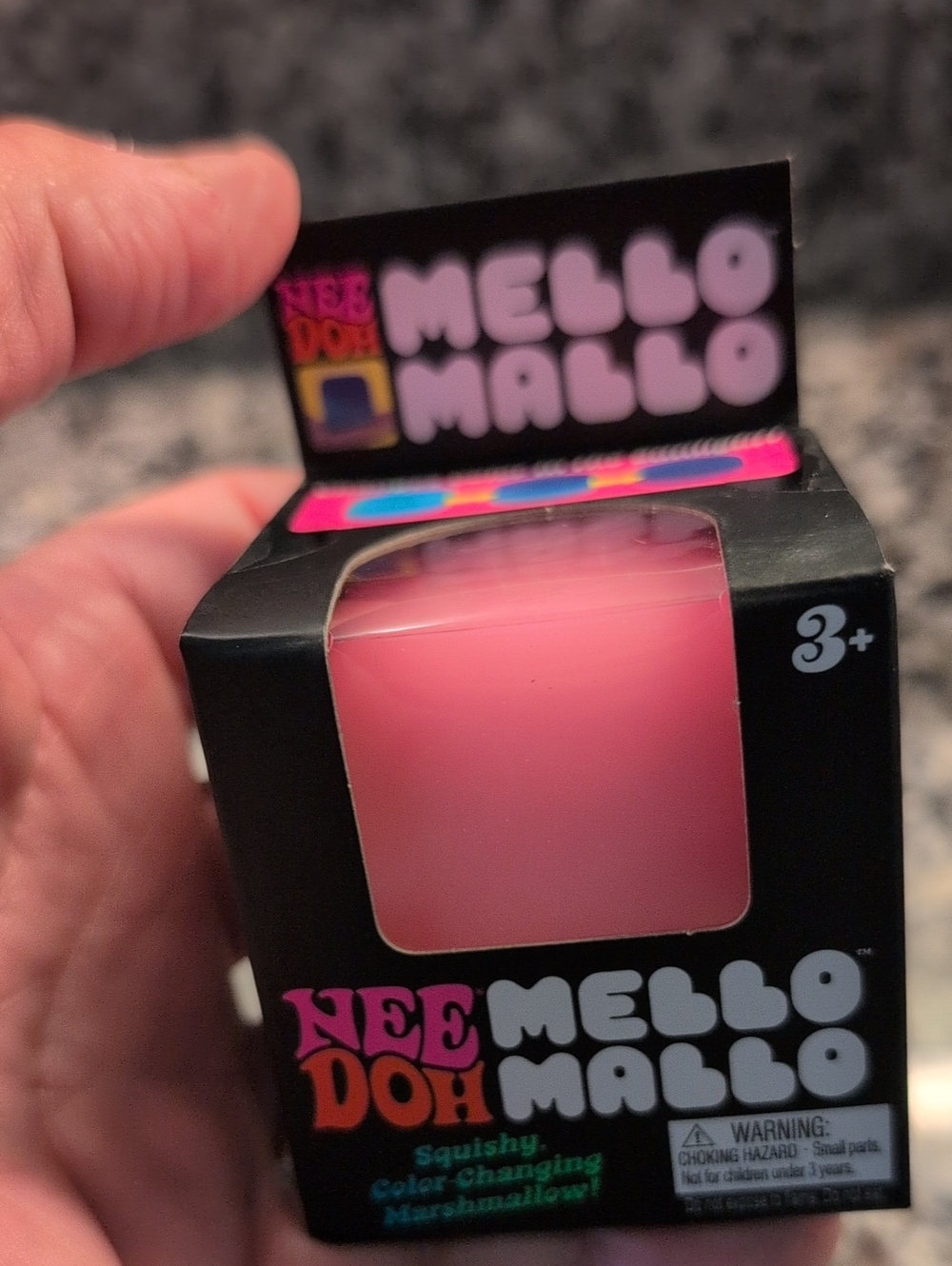 Schylling S'more Mello Color-Changing Squishy Pink
